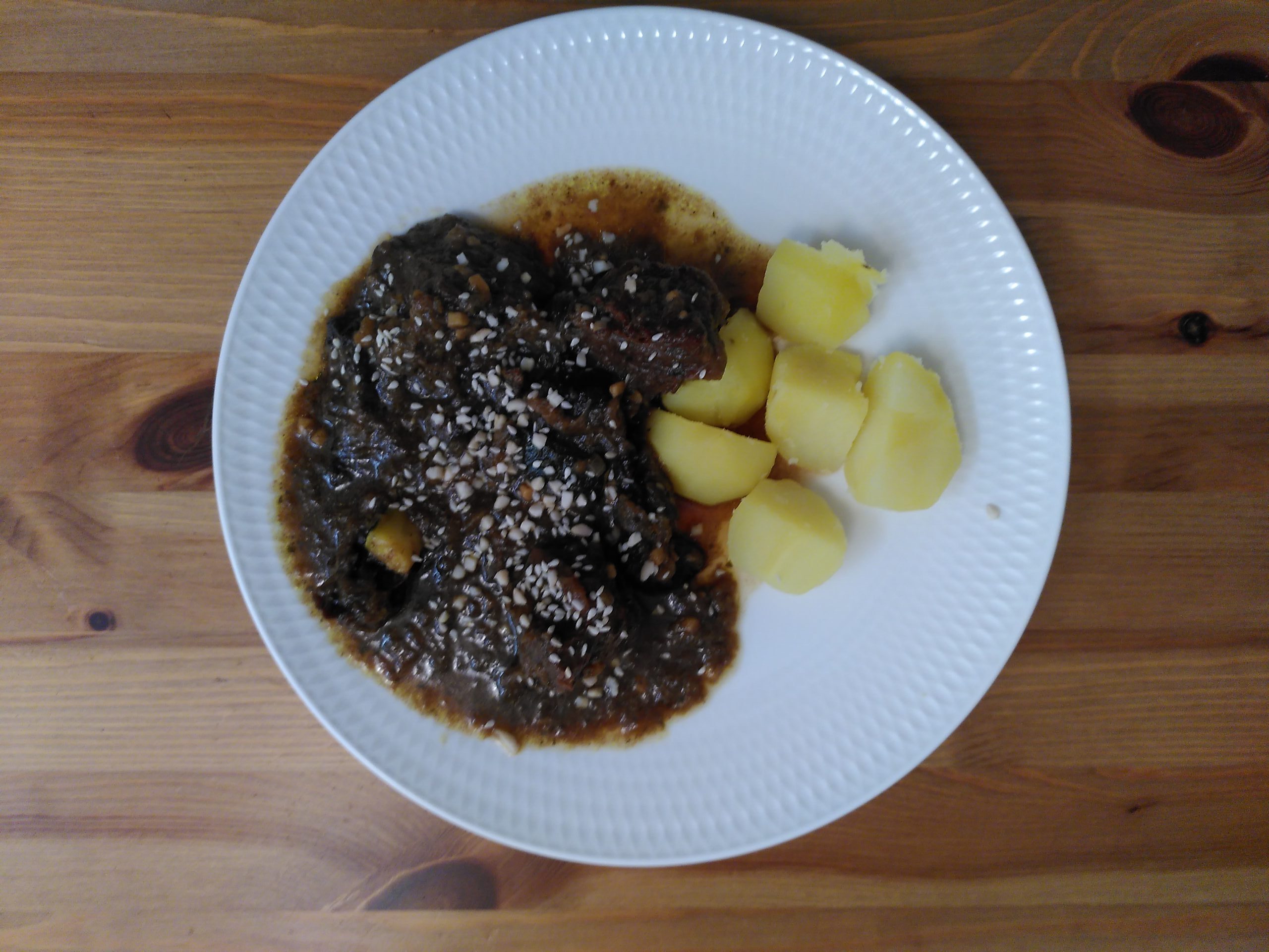 African Spiced Plum Stew